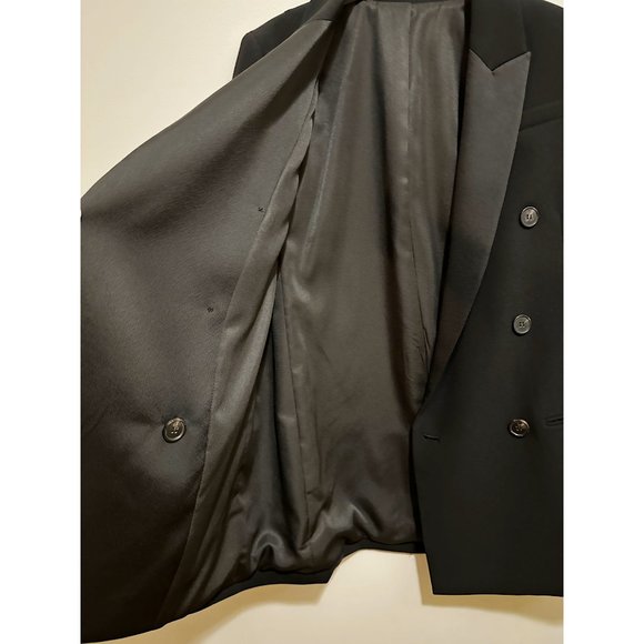 AllSaint tuxedo-style/dbl breasted blazer PERFECT! - Picture 8 of 13